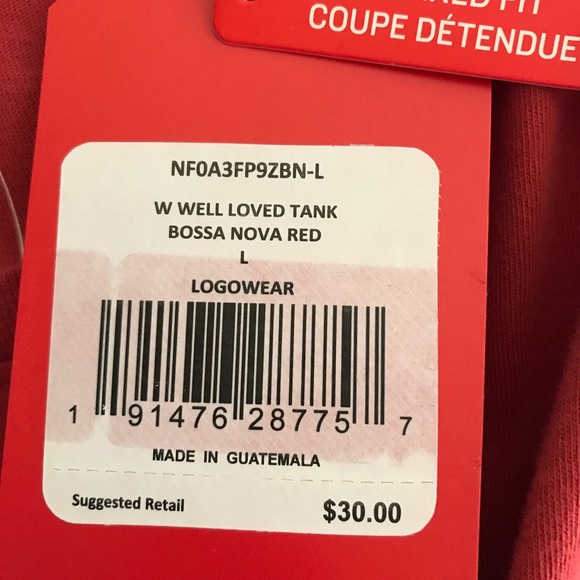 The north face women’s maroon tank T-shirt - Picture 6 of 7